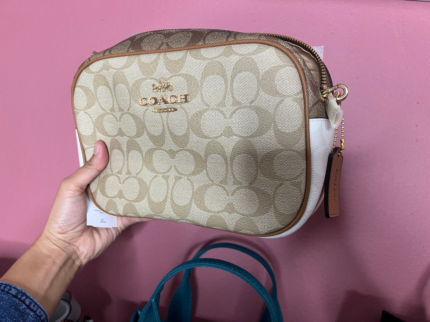 Coach Jamie crossbody color blocked