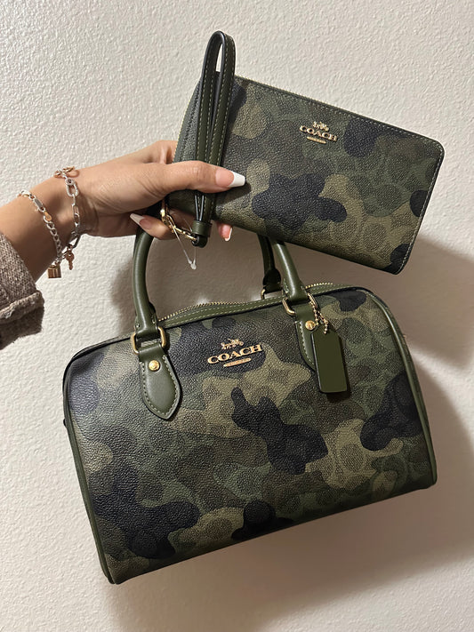 Coach Camo Rowan Set Bundle