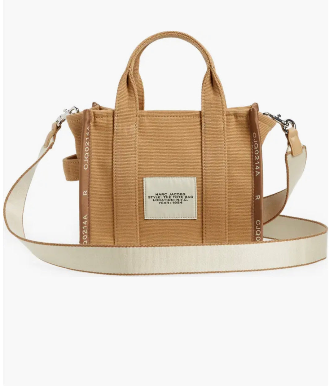 Jacquard Tote Camel