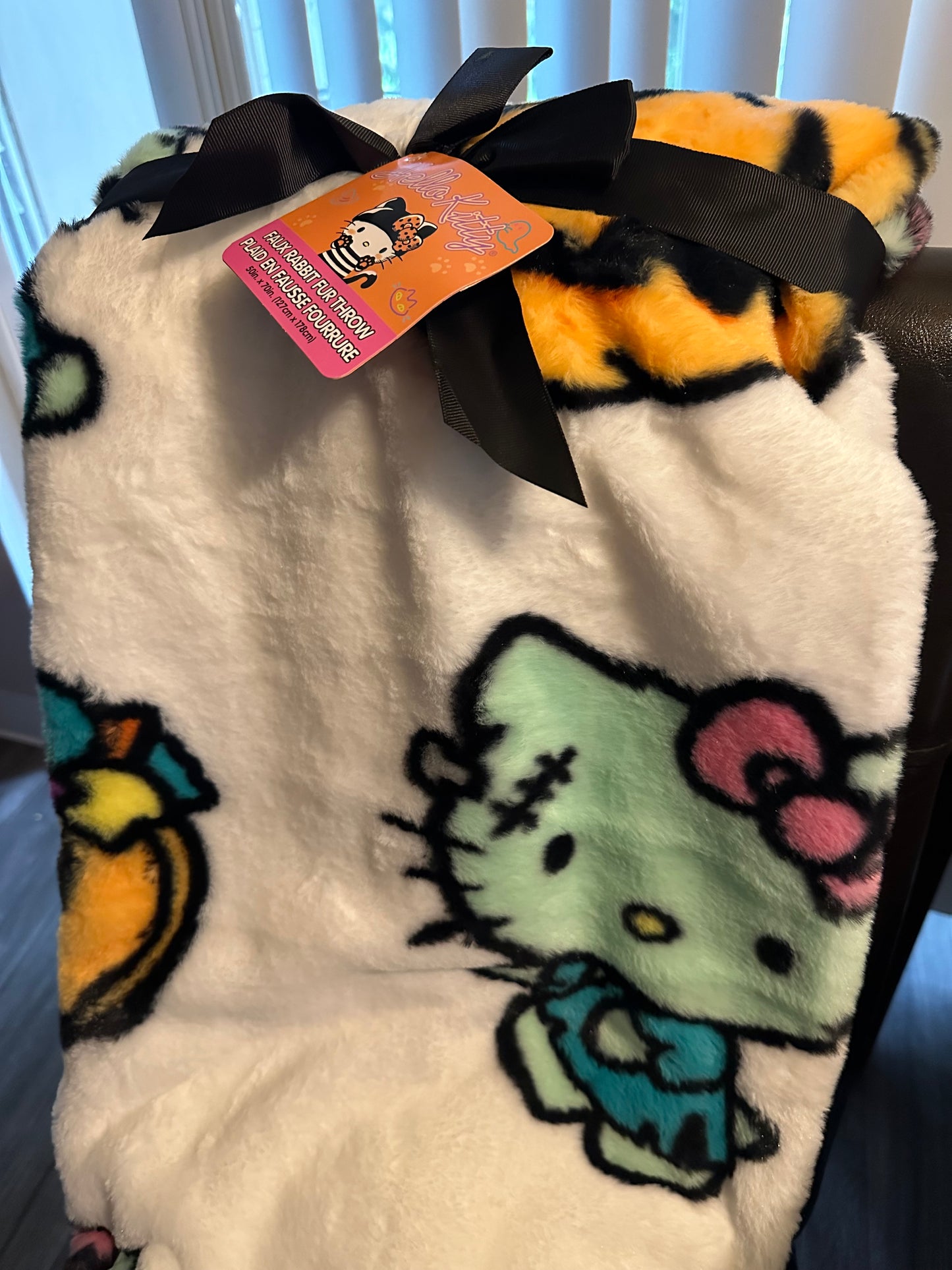 Sanrio Hello Kitty Plush Blanket-Halloween Viral 50in x 70in