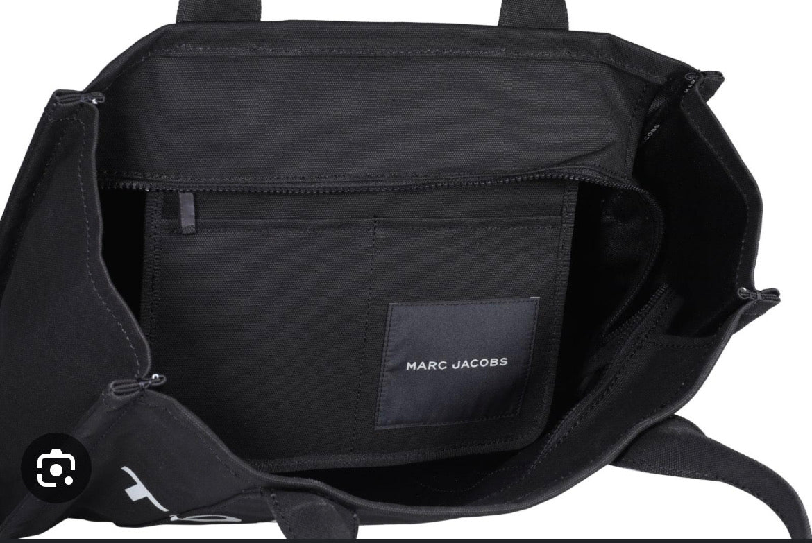 Marc Jacobs Canvas Black Tote