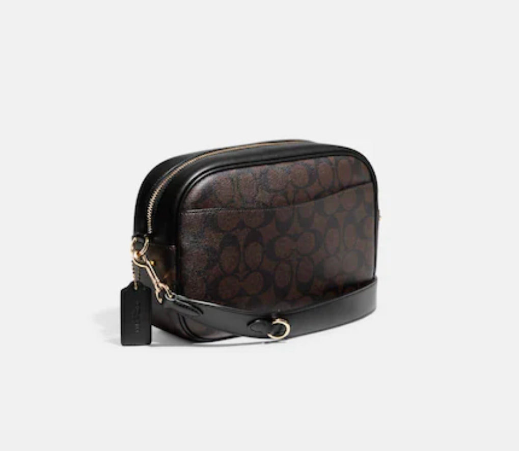 Coach Jamie crossbody signature chocolate