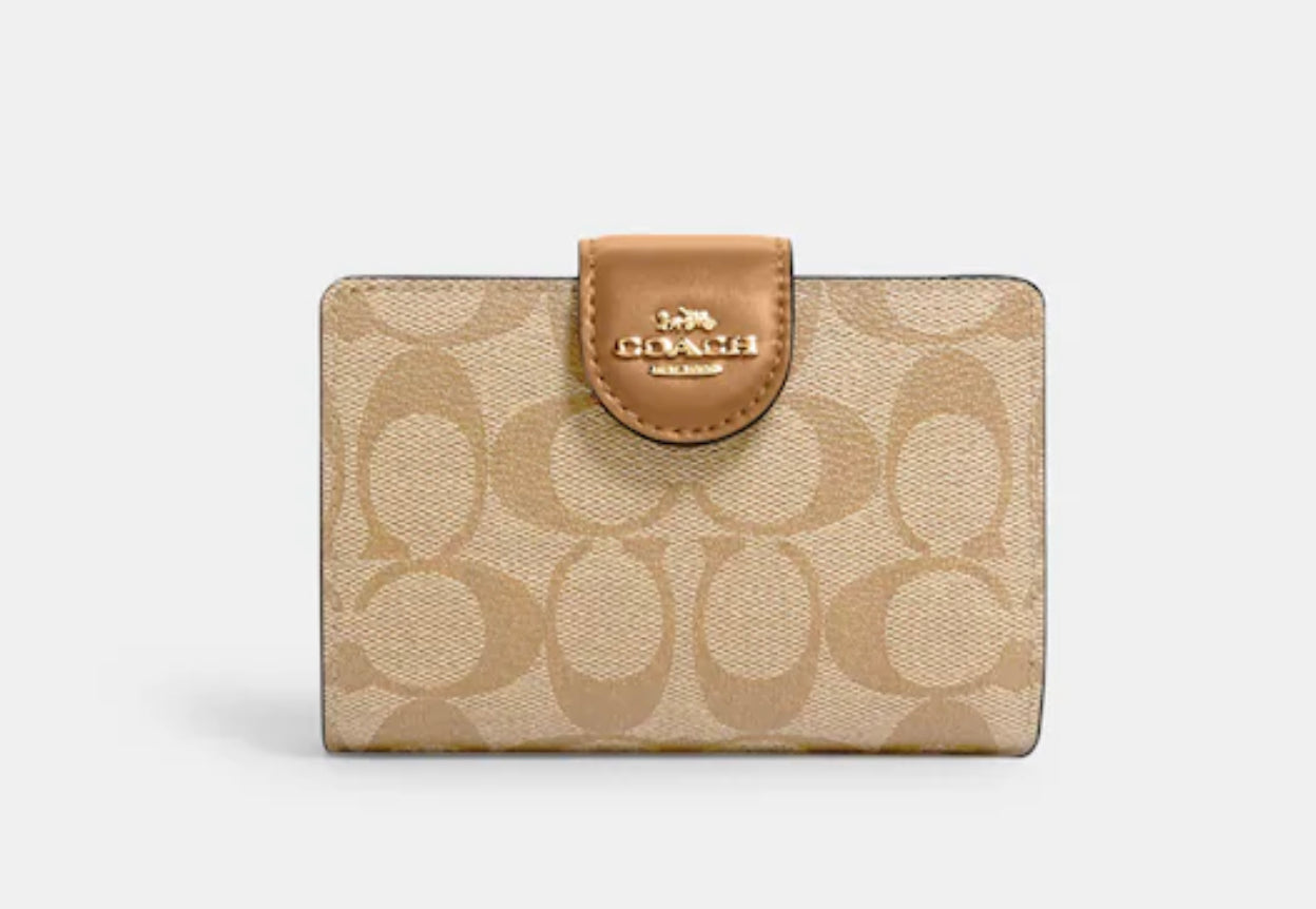 Coach Mollie Satchel Light Khaki/Saddle