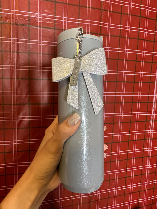 Starbucks SS grey silver shimmer 16oz